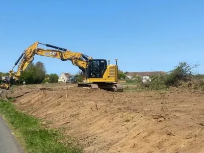 Démarrage travaux de terrassement 