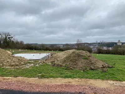 Construction maisons en cours