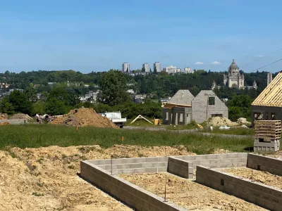 Construction maisons en cours