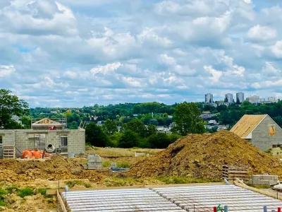 Construction maisons en cours