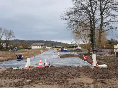 Travaux 1ère phase en cours d'achèvement