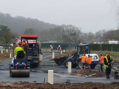 Travaux 1ère phase en cours d'achèvement