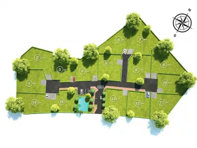 Plan vue aérienne