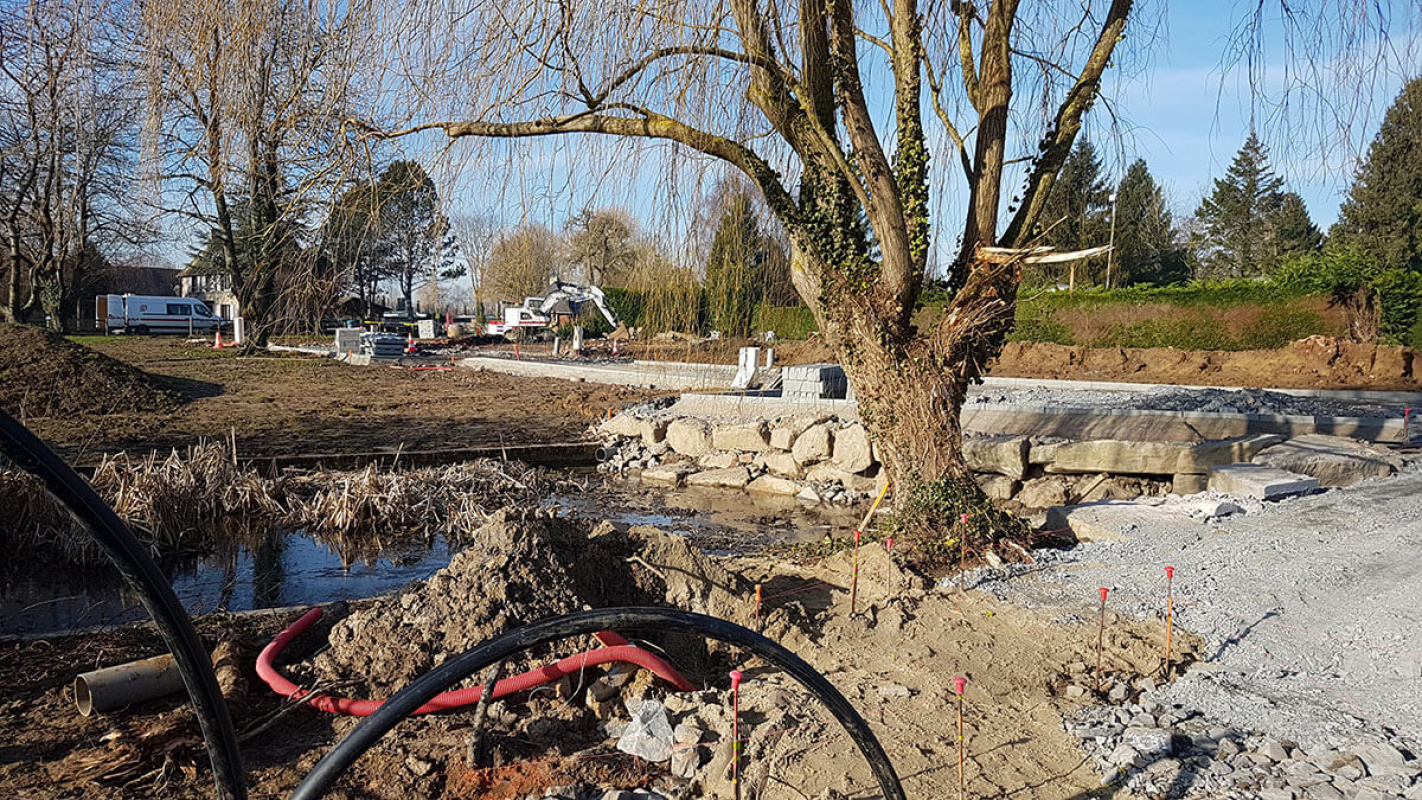 Travaux réseaux en cours