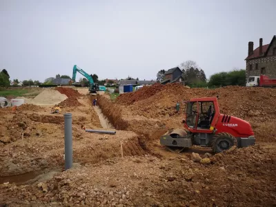 Démarrage travaux des réseaux EU et EP