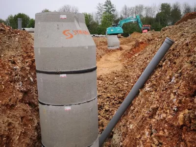 Démarrage travaux des réseaux EU et EP