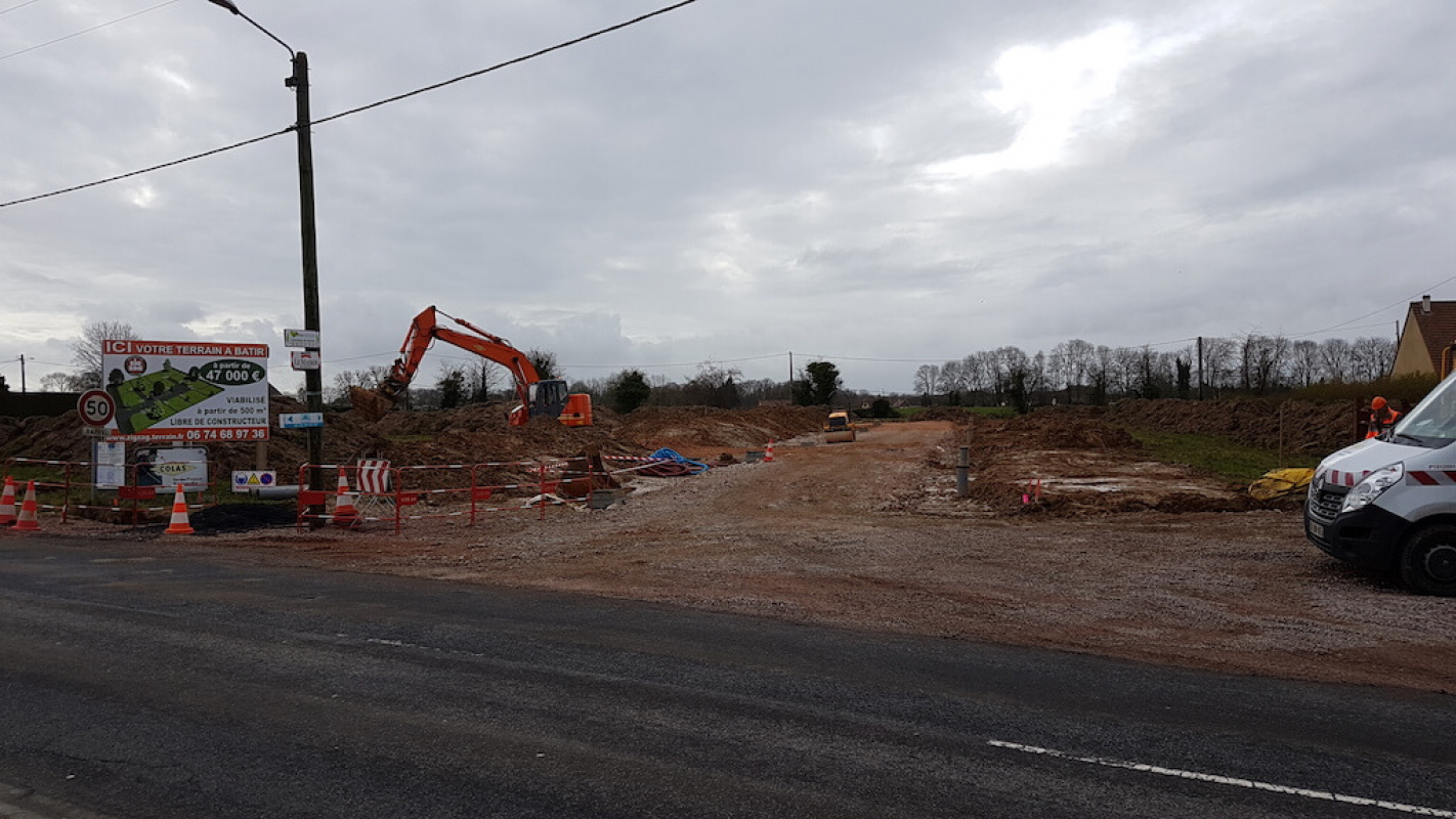 Travaux 1ère phase en cours d'achèvement
