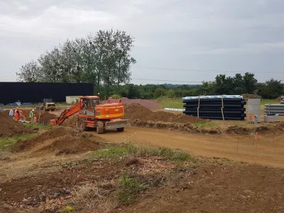 Démarrage travaux de terrassement