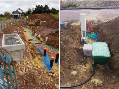 Raccordement des réseaux souples