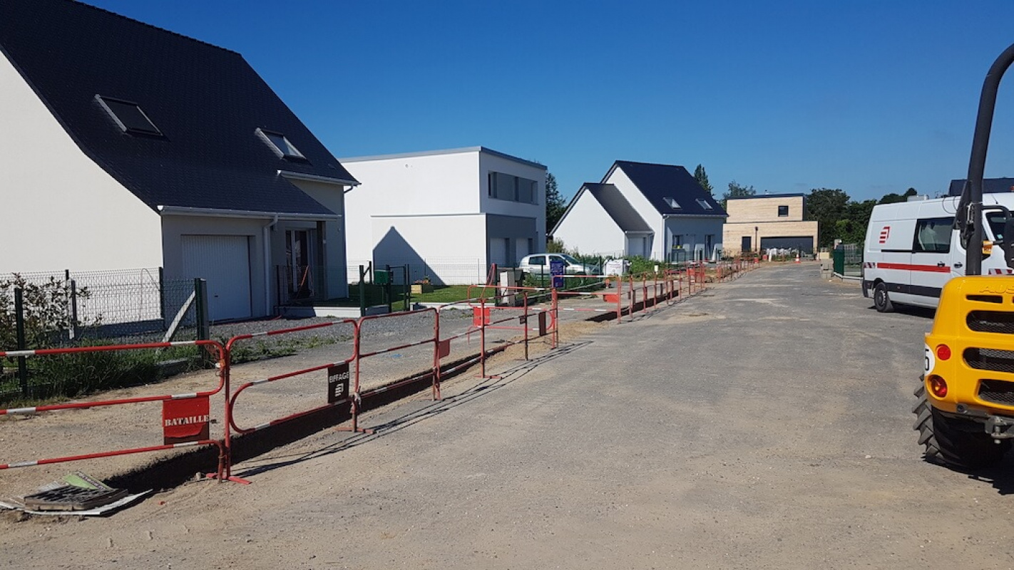 Travaux de finitions en cours