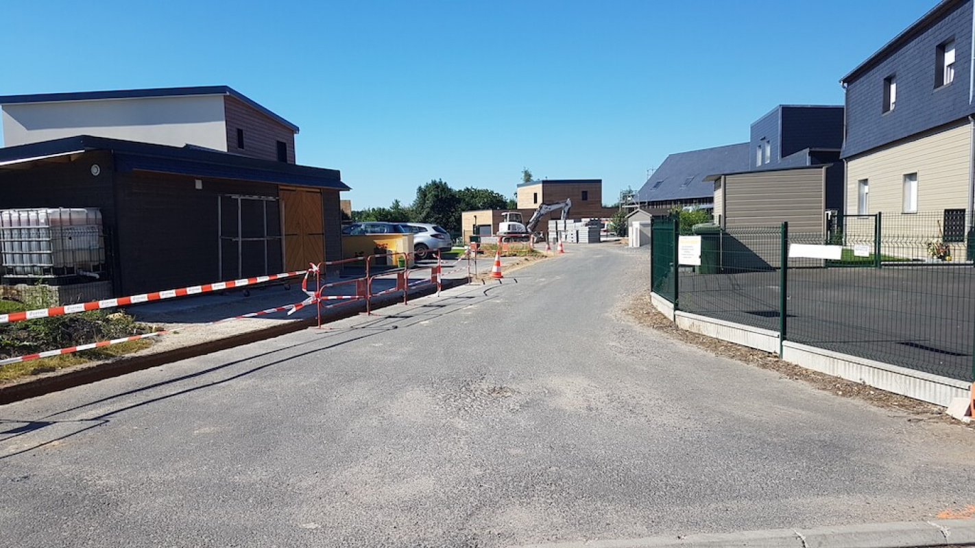 Travaux de finitions en cours
