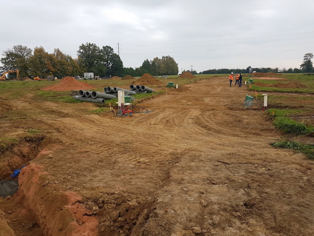 Démarrage travaux des réseaux 