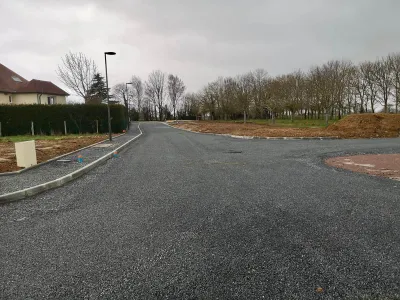 Voirie en cours d'achèvement