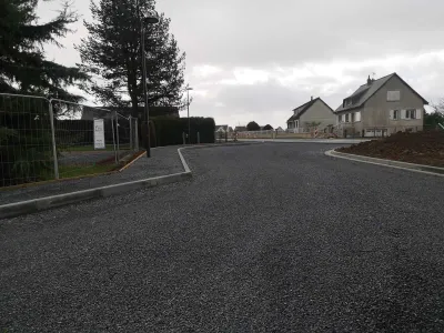 Voirie en cours d'achèvement
