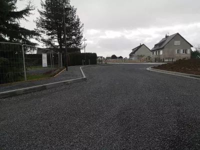 Voirie en cours d'achèvement
