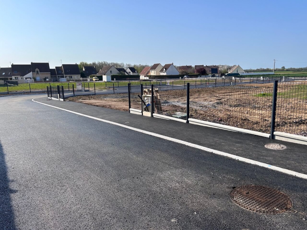 Travaux VRD en cours d'achèvement