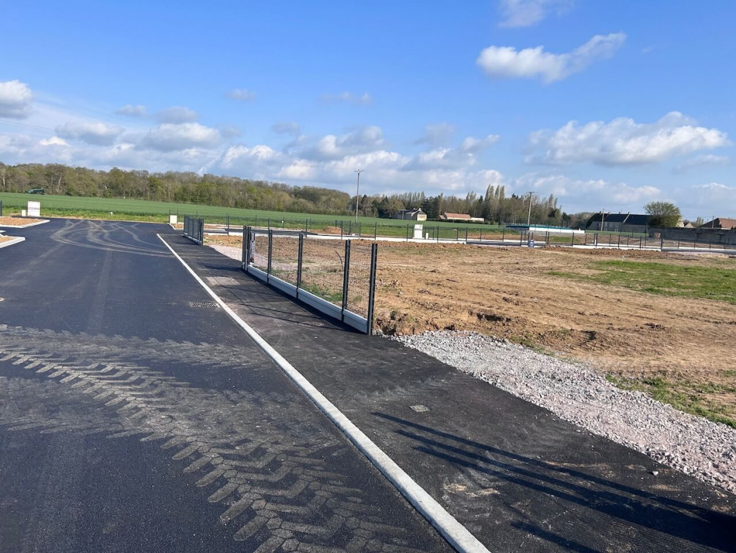 Travaux VRD en cours d'achèvement