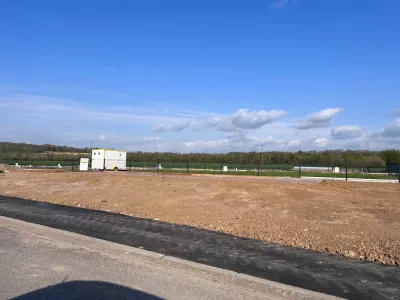 Travaux VRD en cours d'achèvement