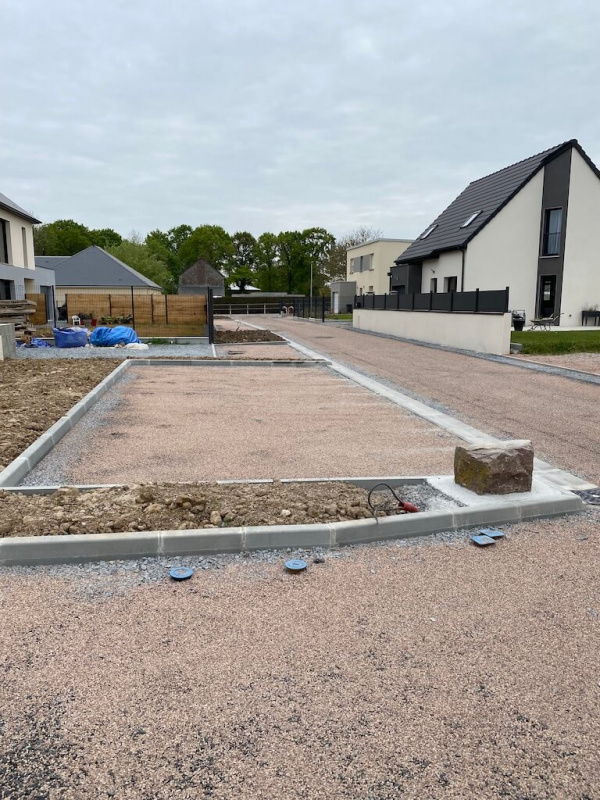 Travaux de finitions en cours