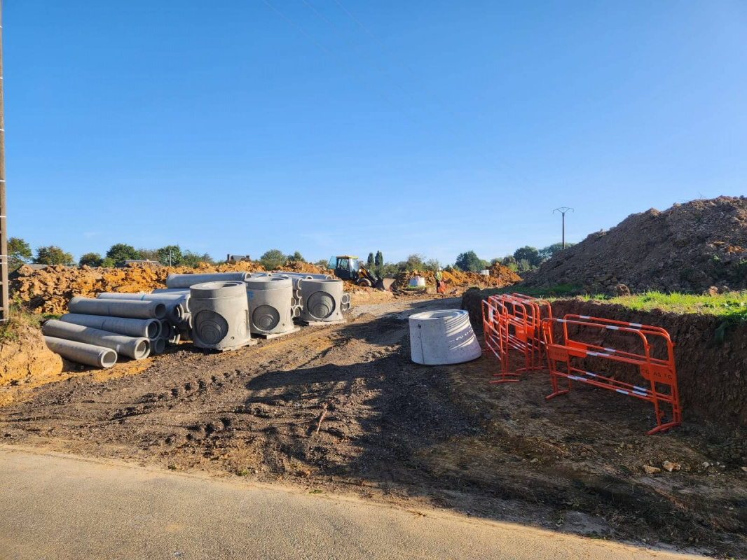 Travaux réseaux en cours