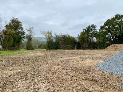 Travaux d'aménagement des réseaux en cours