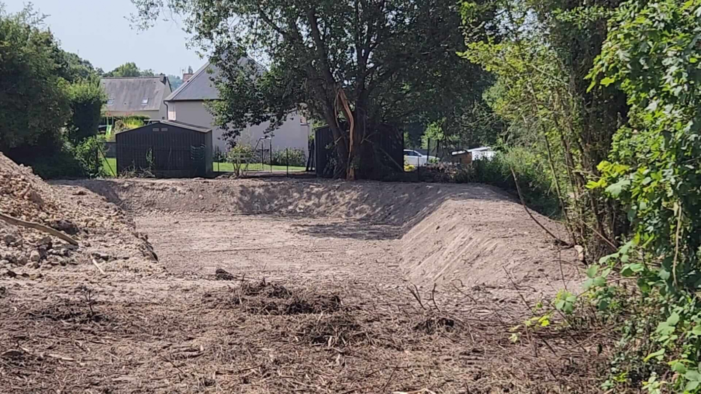 Démarrage travaux de terrassement