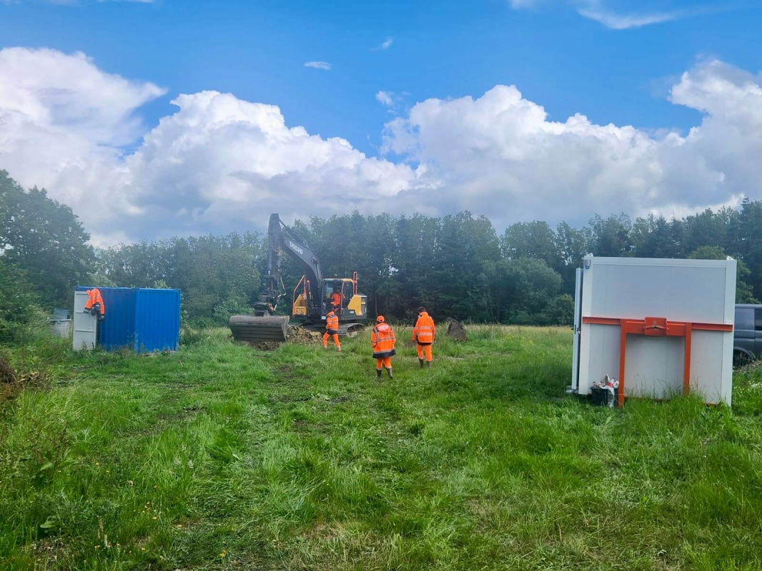 Démarrage travaux de terrassement