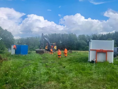 Démarrage travaux de terrassement