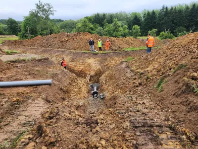 Démarrage travaux des réseaux EP