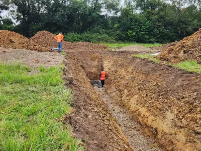 Démarrage travaux des réseaux EP