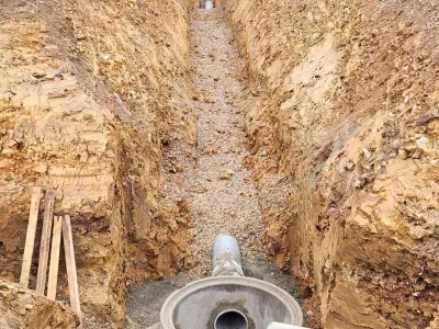 Démarrage travaux des réseaux EP