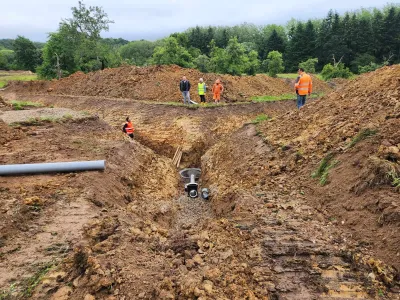 Démarrage travaux des réseaux EP