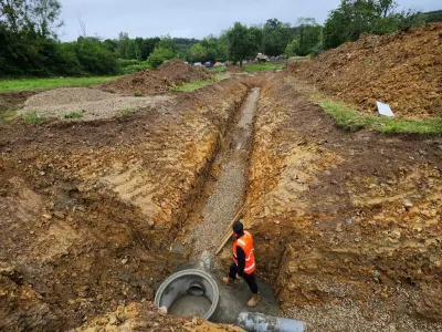 Démarrage travaux des réseaux EP