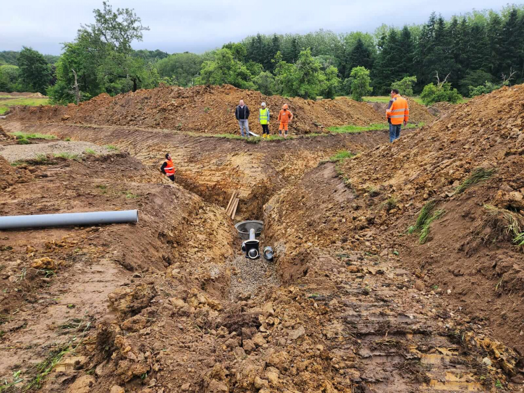 Démarrage travaux des réseaux EP