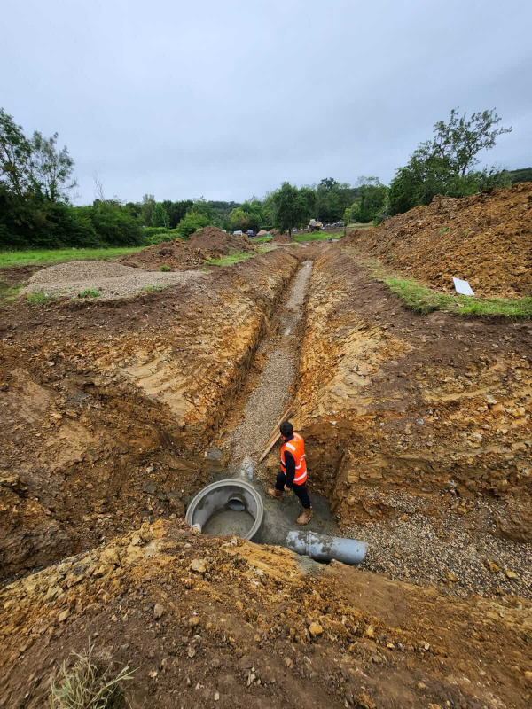 Démarrage travaux des réseaux EP