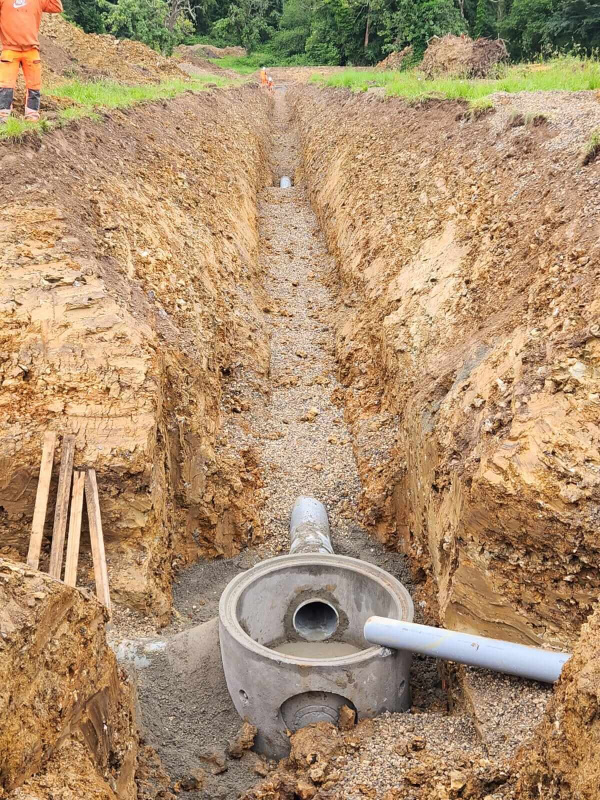 Démarrage travaux des réseaux EP
