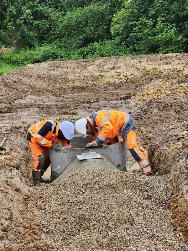 Travaux des réseaux EP