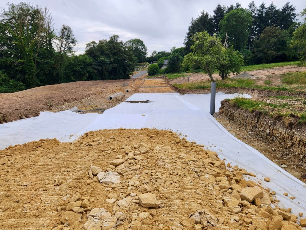 Empierrement et terrassement des voiries