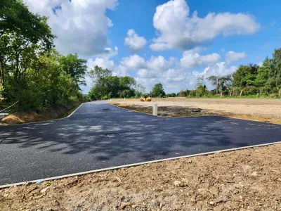 Travaux d'aménagement de voirie et réseaux terminés