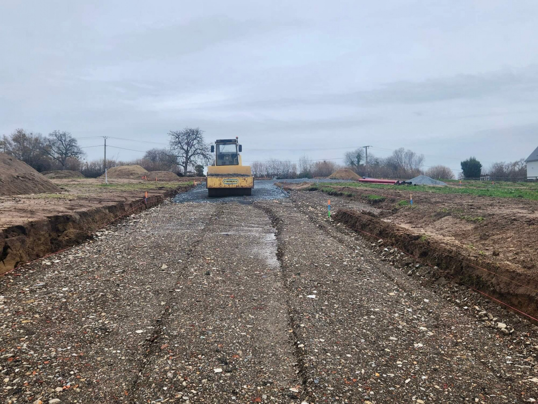 Couche de fondation voirie