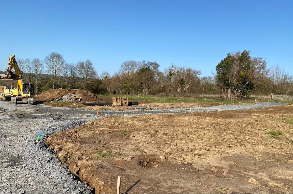 Empierrement et terrassement des voiries