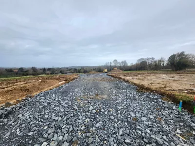 Empierrement et terrassement des voiries