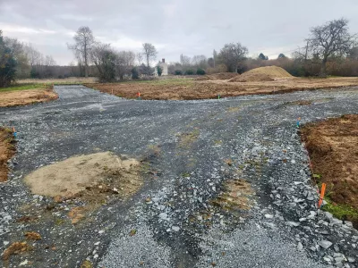 Empierrement et terrassement des voiries