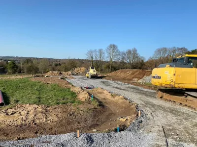 Empierrement et terrassement des voiries
