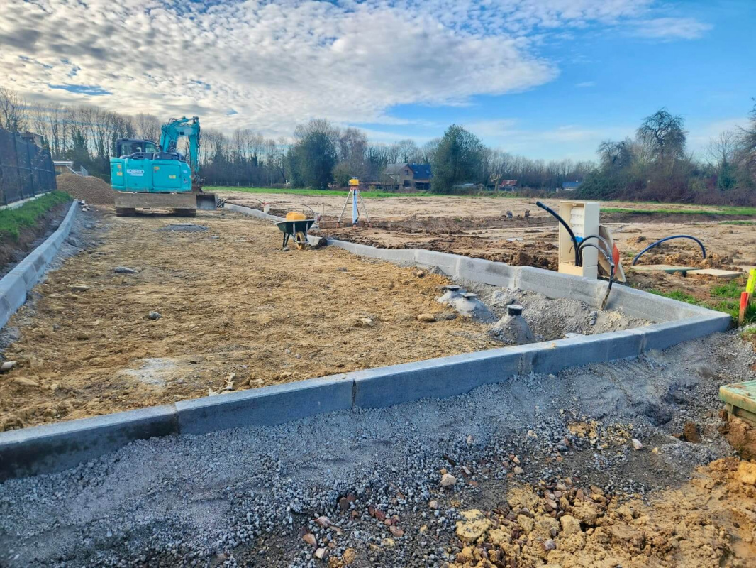 Couche de fondation voirie