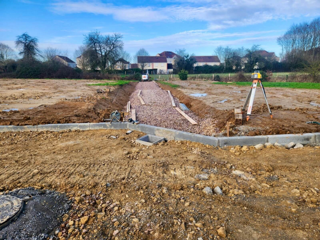 Couche de fondation voirie