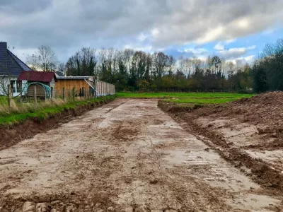 Démarrage travaux de terrassement