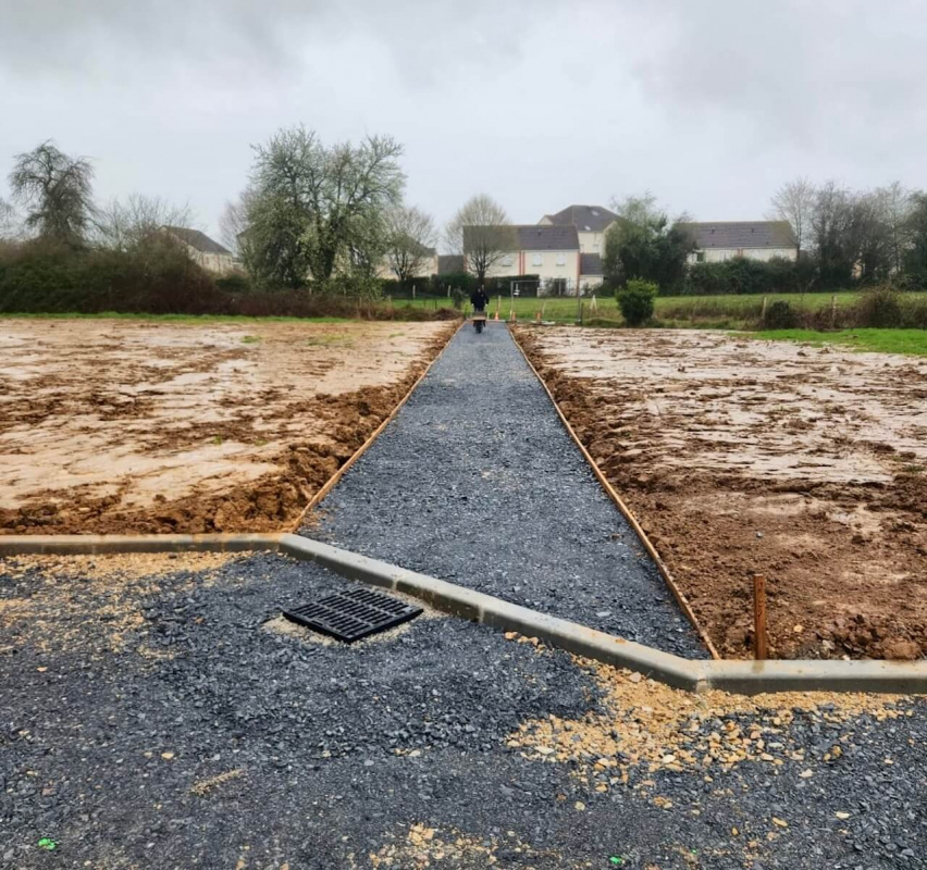 Pose couches d'assise et de liaison