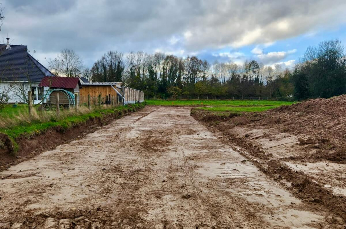 Démarrage travaux de terrassement