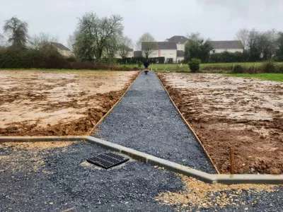 Pose couches d'assise et de liaison
